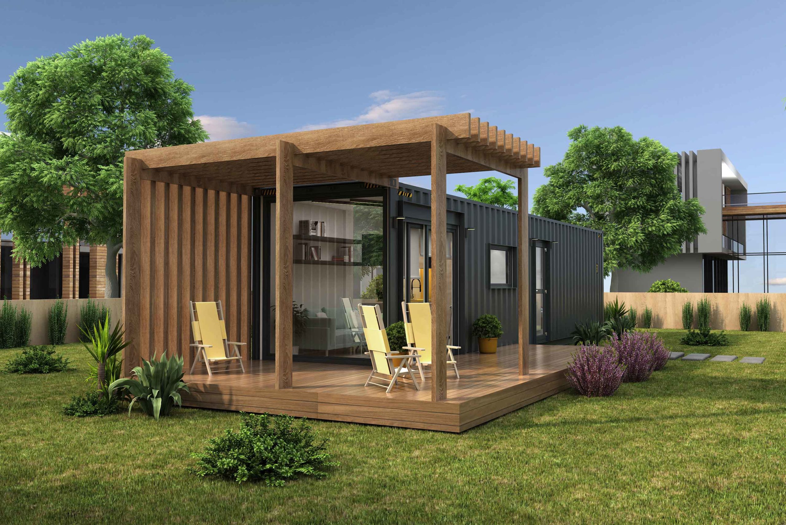 Creating a Shipping Container Garage - Land Containers